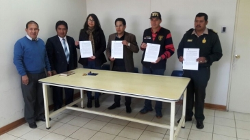 INPE firma convenio con hospital
