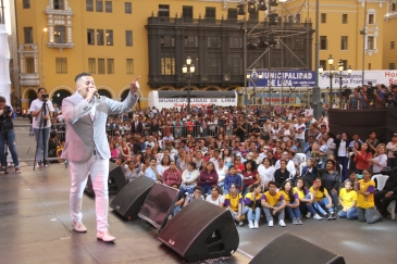 Internos participaron en homenaje al Papa