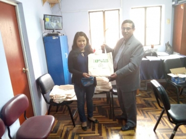 Internos fabricaron bolsas ecológicas para proyecto medioambiental