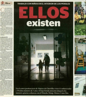 Publicación en el Diario &quot;El Peruano&quot; Ellos existen