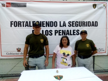 Tres visitantes fueron intervenidas por tratar de ingresar supuesta droga