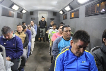 INPE traslada 40 reclusos  de 3 penales en mega operativo