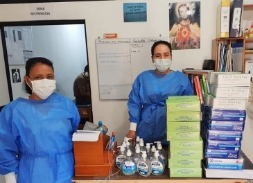 INPE entregó 4 700 mascarillas a personal en salud de penales de la amazonía