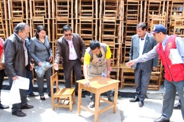 Empresarios de calzado y carpintería producen en EP Huancayo