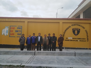 Empresarios de Cerro de Pasco realizaron una visita guiada al penal de Cochamarca