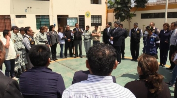 Simulacro de sismo movilizó a personal INPE e internos del  EP Callao