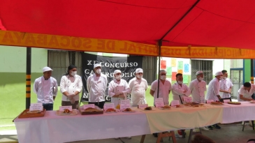 Internos participan en concurso gastronómico