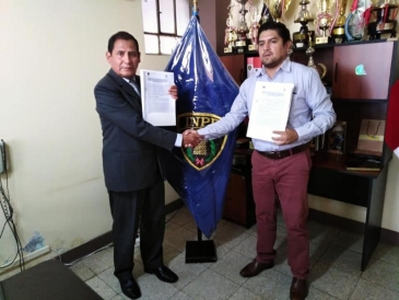 INPE y la Dirección Regional de Producción de Huánuco firman convenio