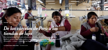 De las cárceles de Perú a las tiendas de lujo