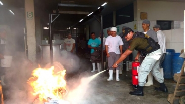 Penal de Huaral experimentó incendio en área de cocina
