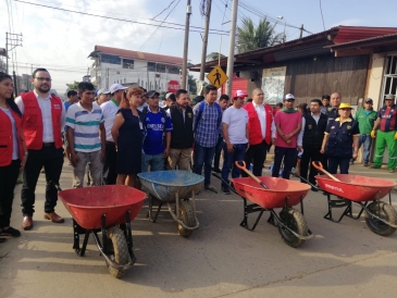 INPE realiza campaña de limpieza en Puerto Maldonado