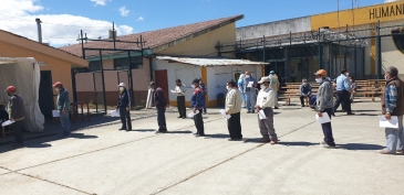 Cajamarca: trescientos internos pasan por prueba rápida al covid-19