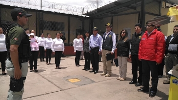 MINISTRO DE JUSTICIA Y PRESIDENTE DEL INPE INSPECCIONARON PENALES DE LA OROYA, JAUJA Y HUANCAYO