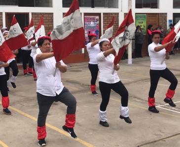 Internas del EP Anexo Mujeres de Chorrillos desfilaron