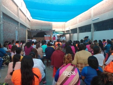 Internas del EP Tacna participaron en taller contra adicción a las drogas