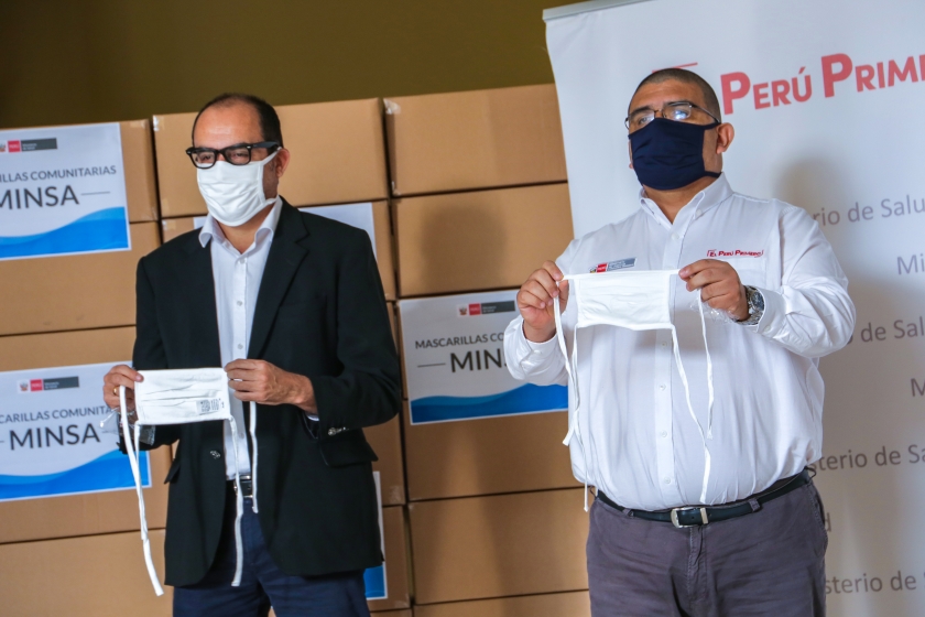 INPE inicia distribución de mascarillas reutilizables y pruebas rápidas a penales