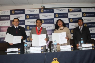 INPE firma acuerdo con el Ministerio Público