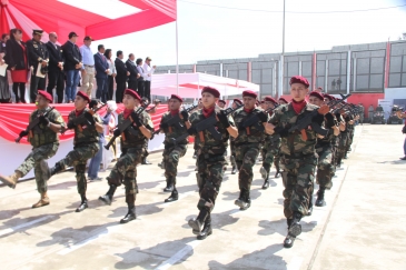 Internos del EP Cañete participan de desfile cívico patriótico