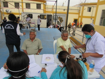 INPE optimiza servicio de salud en penal de Chiclayo mediante campaña médica