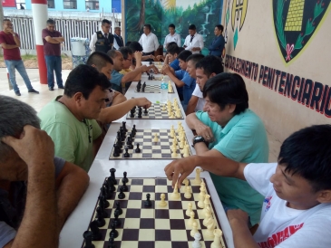 En el penal de Pucallpa realizan campeonato de ajedrez