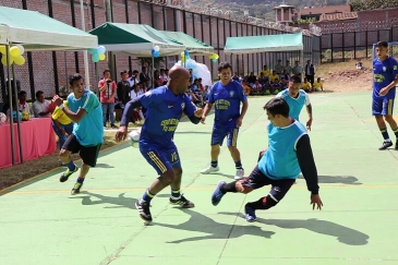 Inauguran Copa América 2019 en penal de Huanta