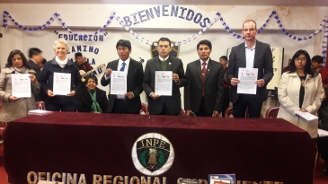 Suscriben convenio en penal Cusco con Red de Bibliotecas