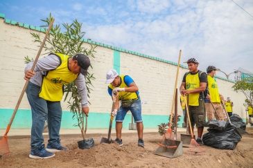 400 tutelados por el INPE limpiaron calles de San Martín de Porres