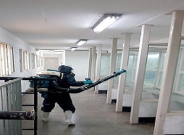 Penal Ancon I: Desinfectan ambientes para proteger salud de internos y agentes