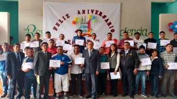 Celebran segundo aniversario del centro de educación básica alternativa del penal Huaral
