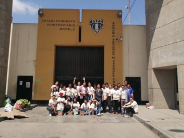 ONG internacional y brigada de voluntarios conocen proceso de resocialización en penales