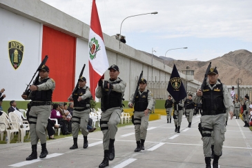 Internas del EP Chincha desfilaron por fiestas patrias