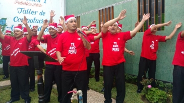 Penal de Huaral celebró navidad con concurso de nacimiento y coros