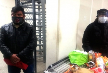 Hermano de recluso trató de ingresar droga en bolsas de snacks al penal de Cochamarca