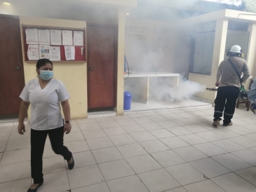 Fumigan penal de Jaén para evitar el dengue