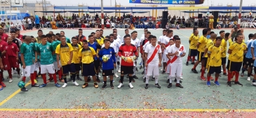 Inicia VI campeonato de fulbito en el penal Chincha