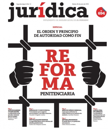 Diario El Peruano dedica suplemento Jurídica al INPE