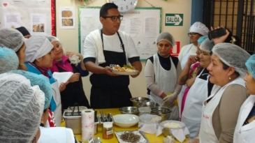 Internas  aprendieron a cocinar bajo el concepto del reciclaje