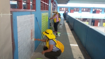Liberados y sentenciados mejoran habitabilidad de colegio en Tacna