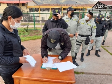 Equipos de protección son distribuidos en los penales de la Oficina Regional Sur Oriente Cusco