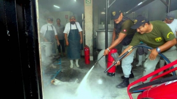Penal de Huaral experimentó incendio en área de cocina