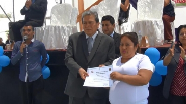 Clausura del periodo académico 2019 en el penal Ica