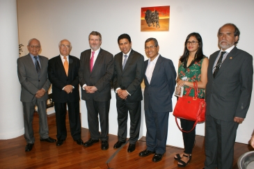 INPE presenta obras artísticas en exposición organizada en el ICPNA de Miraflores