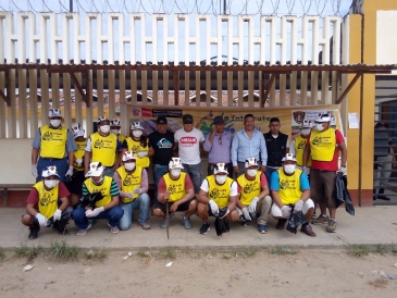 Limpian perímetro del penal de Puerto Maldonado