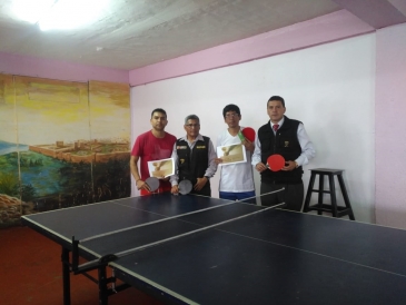 Juegos Panamericanos motivan torneo de tenis de mesa en penal Arequipa