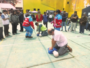 Internos del penal de Huaraz fueron capacitados en primeros auxilios