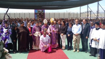 Señor de Luren bendice a internos del EP Ica