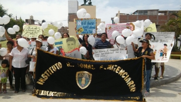 INPE participa de pasacalle por la no violencia infantil