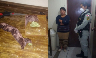 Mujer intentó ingresar droga al EP Andahuaylas