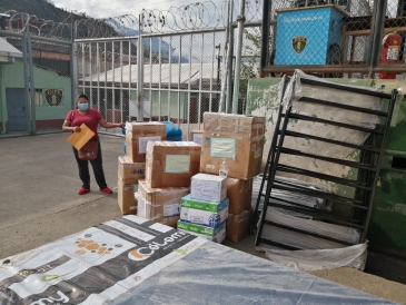Penal de Quillabamba es dotado de medicinas y EPP