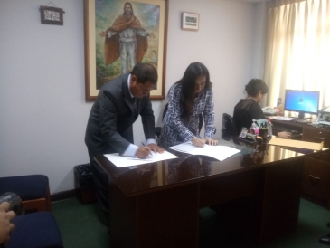 INPE firmó acuerdo institucional con el Ministerio Público